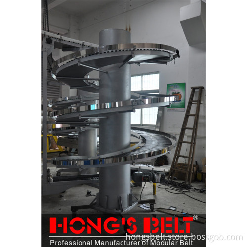 The Modular Spiral Conveyor (HS-2200A) with 400mm Width